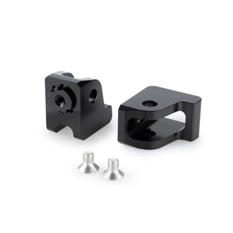Adaptor Adjustable Rider Footpeg Black