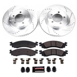 Z23 Daily Driver Carbon-Fiber Ceramic Brake Pad and Drilled & Slotted Rotor Kit