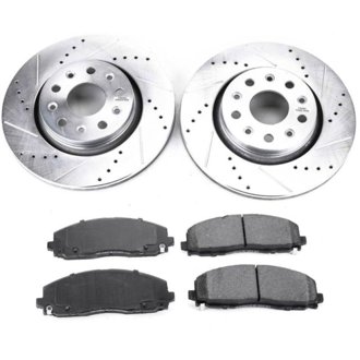 Z23 Daily Driver Carbon-Fiber Ceramic Brake Pad and Drilled & Slotted Rotor Kit