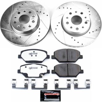 Z26 Street Performance Ceramic Brake Pad and Drilled & Slotted Rotor Kit