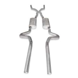 Chevy Chevelle LS1 Hot Rod 1968-72 Exhaust 3in Stainless Turbo Mufflers