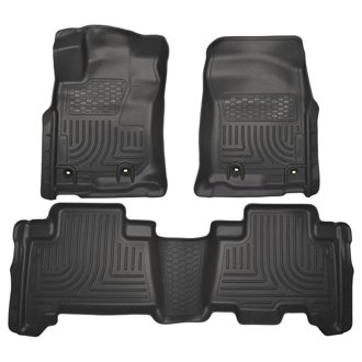 2013 Toyota 4Runner WeatherBeater Black Front & 2nd Seat Floor Liners