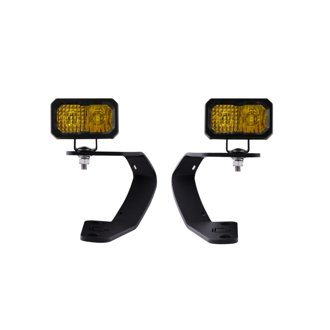 Allows you to mount two C2 2.0in LED Pods above the hood.