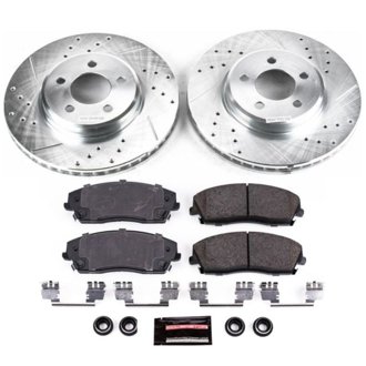 Z23 Daily Driver Carbon-Fiber Ceramic Brake Pad and Drilled & Slotted Rotor Kit