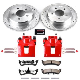 Z36 Truck and SUV Ceramic Brake Pad, Drilled & Slotted Rotor, and Caliper Kit