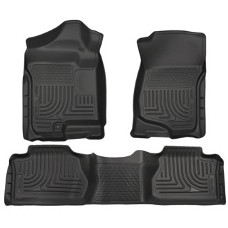 07-12 Chevy Silverado/GMC Sierra Extended Cab WeatherBeater Combo Black Floor Liners