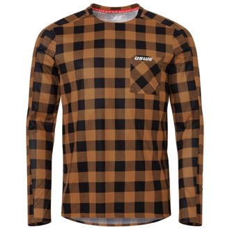 Flannel Long Sleeve Lightweight Off-Road Jersey Bronze - Xs