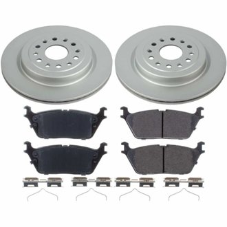 Evolution Coated Rotor And Low-Dust Ceramic Brake Pad Kit