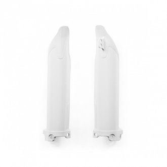 09-16 Kawasaki KX250F/ KX450F Lower Fork Cover Set - White