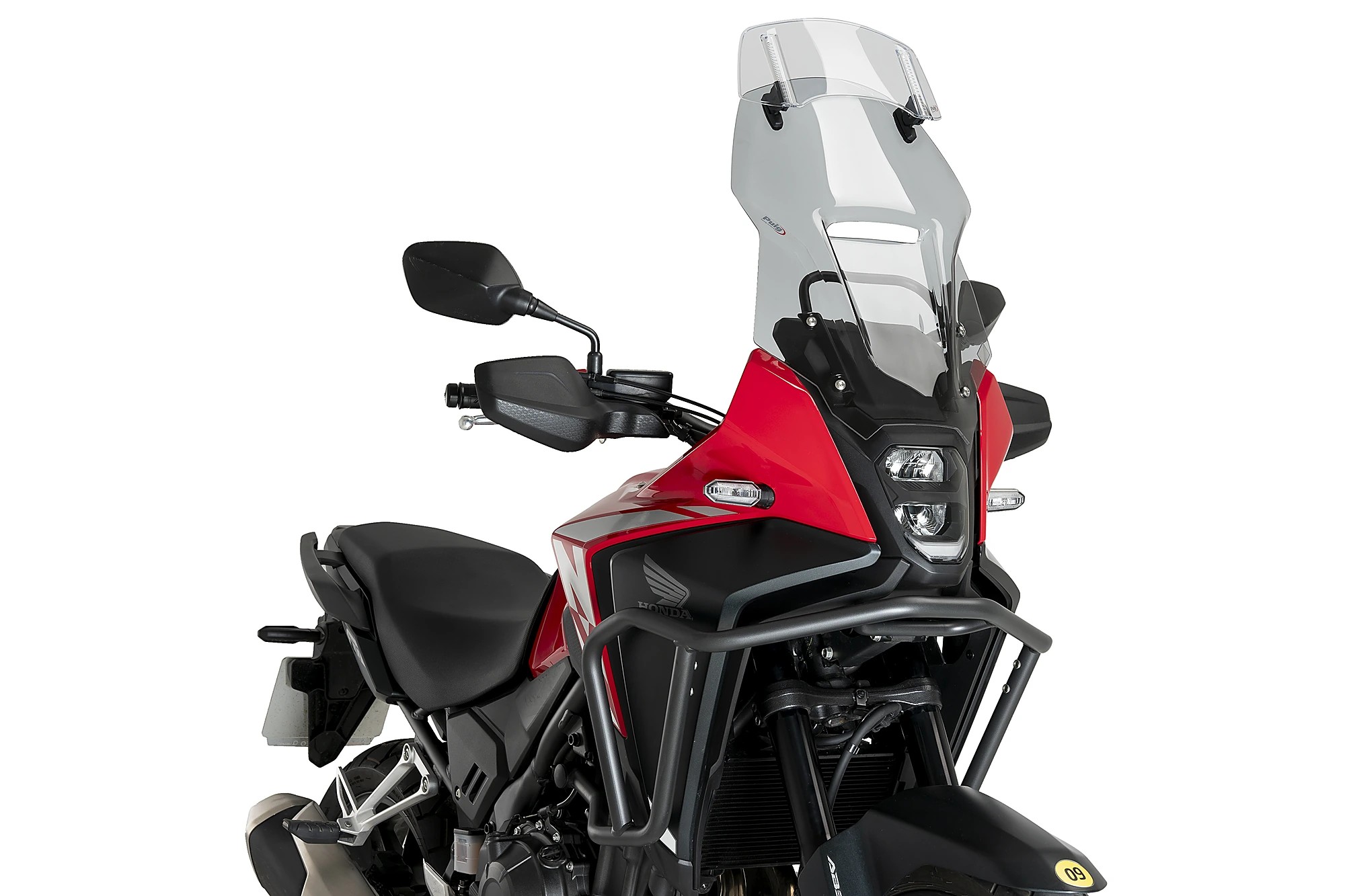 Touring Windshield With Visor Smoke