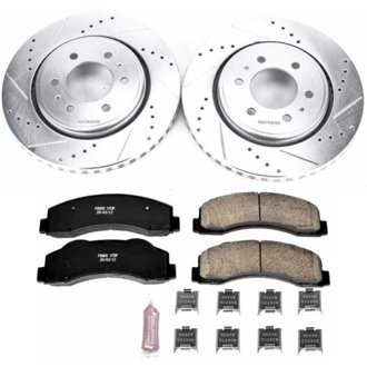 Z23 Daily Driver Carbon-Fiber Ceramic Brake Pad and Drilled & Slotted Rotor Kit