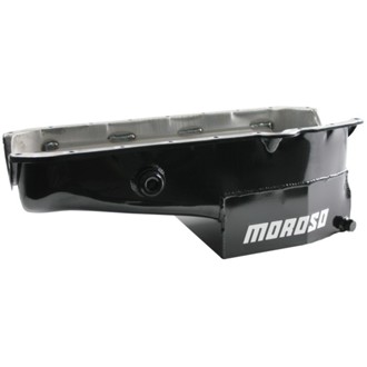 86-Up Chevrolet Small Block (w/1in Inspection Bung) Wet Sump 7qt 7.5in Steel Oil Pan