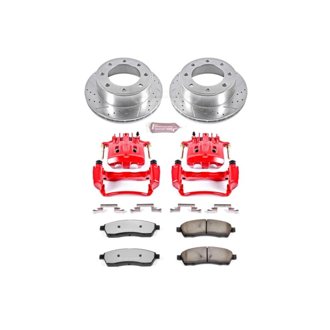 Z36 Truck and SUV Ceramic Brake Pad, Drilled & Slotted Rotor, and Caliper Kit