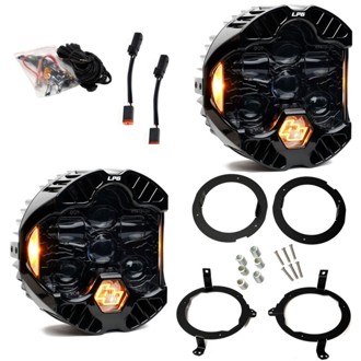 18-25 Jeep Wrangler JL/20-25 Gladiator JT (w/Halogen) DOT LP6 LED Headlight Kit - Amber