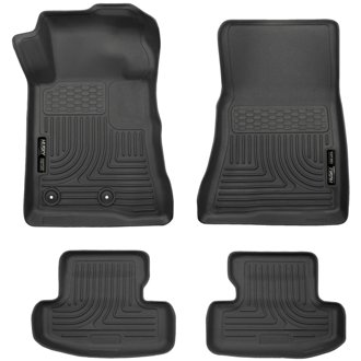 15-22 Ford Mustang WeatherBeater Black Front & Second Seat Floor Liner