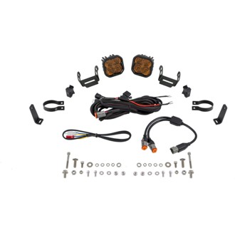 Allows for installation of SS3 LED pods on bumper roll bars.