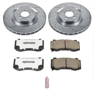 Z26 Street Performance Ceramic Brake Pad and Drilled & Slotted Rotor Kit