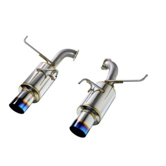 2022+ Subaru WRX VB Axle Back Exhaust - Dual R1 Spec Burnt Stainless