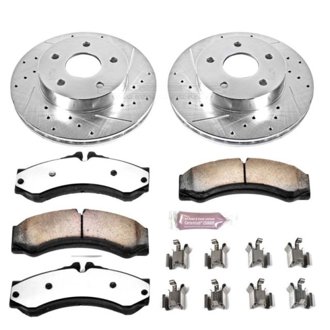 Z36 Truck and SUV Carbon-Fiber Ceramic Brake Pad and Drilled & Slotted Rotor Kit