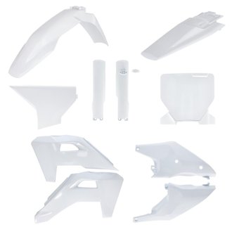 2025 Husqvarna 250-450 FC/ FX/TC/ TX Full Plastic Kit - 20 White