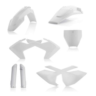 16-18 Husqvarna TC125/ FC250-450/ TC250/ TX300/ FX350/450 Full Plastic Kit - White