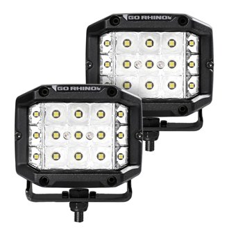 Bright Series - SIDELINE 4x3 LED Spot Lights, Pair