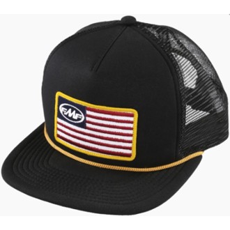 Stars And Bars 2 Hat Black One Size