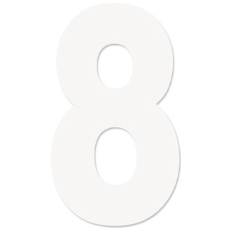 FX 2015 NUMBERS PRO 4" WHITE 8