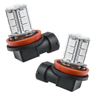 H11 18 LED Bulbs, Amber, Pair