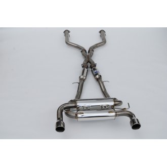 2022+ Nissan Z 70mm Gemini Cat Back Exhaust - Rolled SS Tips
