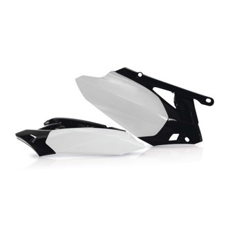 10-13 Yamaha YZ450F Side Panels - White/Black