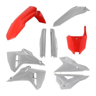 2025 Honda CRF250R/ CRF450R Full Plastic Kit - Red/Gray