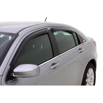 AVS 07-10 Chrysler Sebring Ventvisor Outside Mount Window Deflectors 4pc - Smoke
