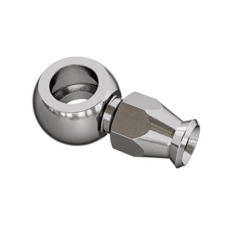 Straight Short Banjo for 3/8 or M10 Long Bolt