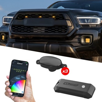 XKmax Pre-Runner Style RGBW LED Grill Pods - 3pc