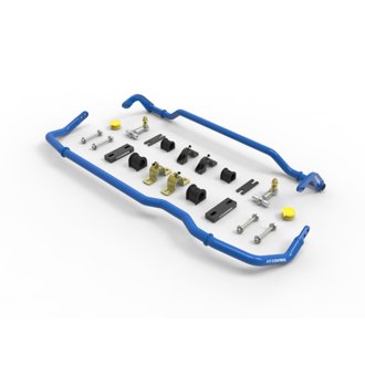 Afe Control Front And Rear Sway Bar Set Blue