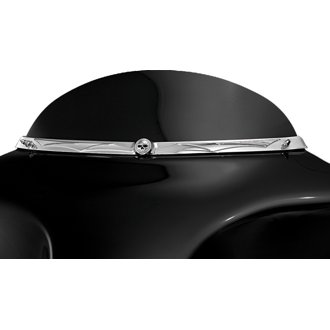 Zombie Windshield Trim 96-13 Touring Chrome