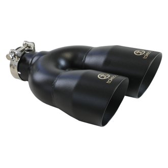 Takeda 304 Stainless Steel Clamp-on Exhaust Tip Black