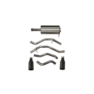 Corsa 2019-24 Ram 1500 5.7L Crew Cab w/ 57in or 76in Bed Cat-Back Dual Rr Exit 5in Blk Cerakote Tips