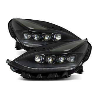 17-22 Tesla Model 3/20-23 Model Y NOVA LED Proj Headlights Alpha-Blk w/Actv Lgt & Seq.Sig
