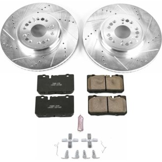 Z23 Daily Driver Carbon-Fiber Ceramic Brake Pad and Drilled & Slotted Rotor Kit