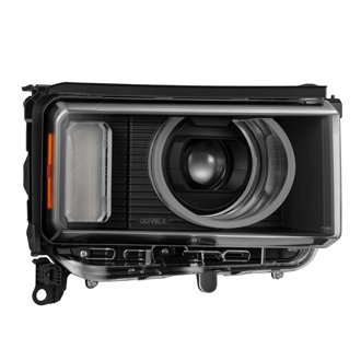 24-26 Toyota LC Heritage LUXX LED Proj Headlight Blk w/Activ Light/Seq Signal/Switchback