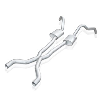 62-67 Chevy Nova 3in Catback w/ X-Pipe Turbo Chambered Mufflers 3in Cores