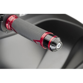 Short Bar End Weights With Rim Black