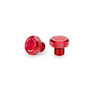 Mirror Hole Screw Plug Red
