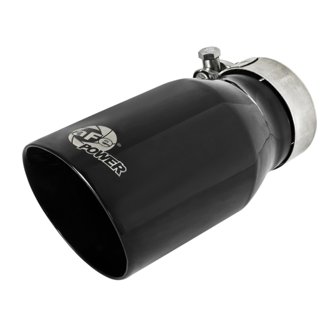 MACH Force-Xp 304 Stainless Steel Clamp-on Exhaust Tip Black