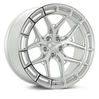HFX-1 20x10.5 - 5x112 - ET25 - Deep - 66.5 - Silver Polished Wheel