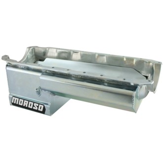 Chevrolet Big Block Mark IV Drag Race Baffled Power Pouch Wet Sump 6-7qt 8in Steel Oil Pan
