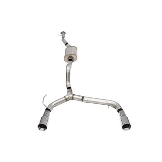 Corsa 21-25 Ford Bronco 2.3L 4-Door 2.75in Cat-Back Dual Rear Exhaust w/4in Straight-Cut Polish Tips