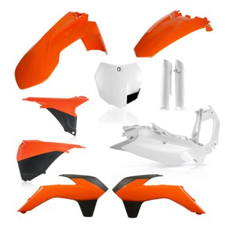 13-14 KTM SX/SX-F/XC/XC-F 125-450 Full Plastic Kit - 16 Orange